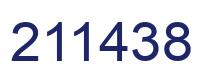 Number 211438 blue image