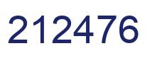 Number 212476 blue image
