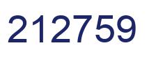 Número 212759 imagen azul