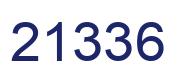 Número 21336 imagen azul