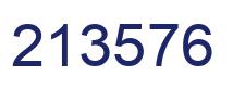Number 213576 blue image