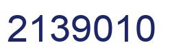 Número 2139010 imagen azul