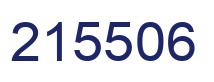 Number 215506 blue image