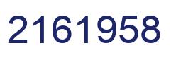 Número 2161958 imagen azul