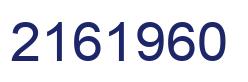 Número 2161960 imagen azul