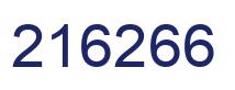 Número 216266 imagen azul