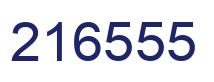 Number 216555 blue image