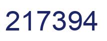 Número 217394 imagen azul
