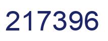 Número 217396 imagen azul