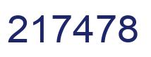 Número 217478 imagen azul