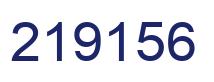 Number 219156 blue image