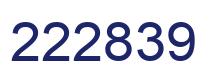 Number 222839 blue image