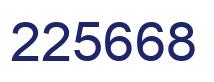 Número 225668 imagen azul