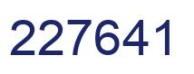 Número 227641 imagen azul