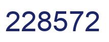 Number 228572 blue image
