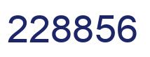 Number 228856 blue image