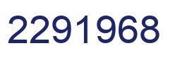 Number 2291968 blue image