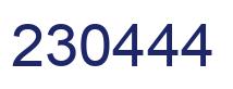 Número 230444 imagen azul