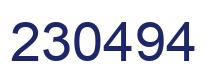 Número 230494 imagen azul