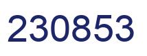 Number 230853 blue image