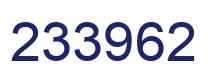 Number 233962 blue image