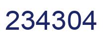 Número 234304 imagen azul