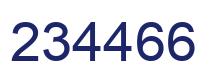 Número 234466 imagen azul