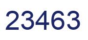 Number 23463 blue image