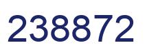 Number 238872 blue image