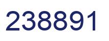 Number 238891 blue image