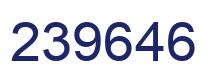Número 239646 imagen azul