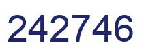Número 242746 imagen azul