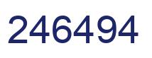 Número 246494 imagen azul