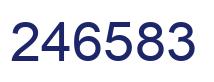 Número 246583 imagen azul