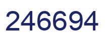 Número 246694 imagen azul