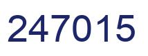 Número 247015 imagen azul