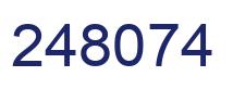Número 248074 imagen azul