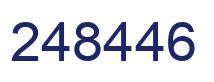Número 248446 imagen azul