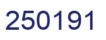Número 250191 imagen azul