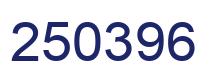 Number 250396 blue image