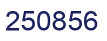 Número 250856 imagen azul