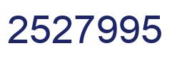 Número 2527995 imagen azul