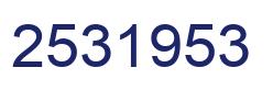 Número 2531953 imagen azul