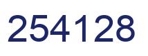 Número 254128 imagen azul
