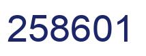 Número 258601 imagen azul