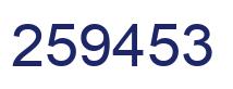 Número 259453 imagen azul