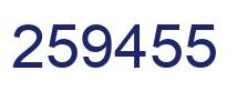 Número 259455 imagen azul