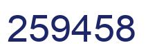 Número 259458 imagen azul