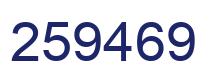 Número 259469 imagen azul