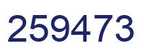 Número 259473 imagen azul